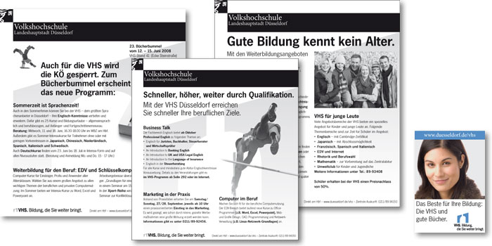 Andreas Thewes Konzept und Design, Referenz VHS Düsseldorf