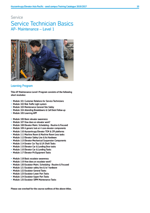 tkel_seca_sp16_training_catalogue_asia_pacific_vorlagen 10